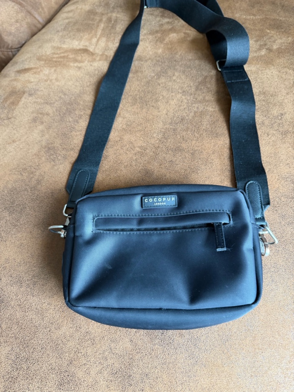 Cocopup Black Dog Travel Bag with Adjustable Strap